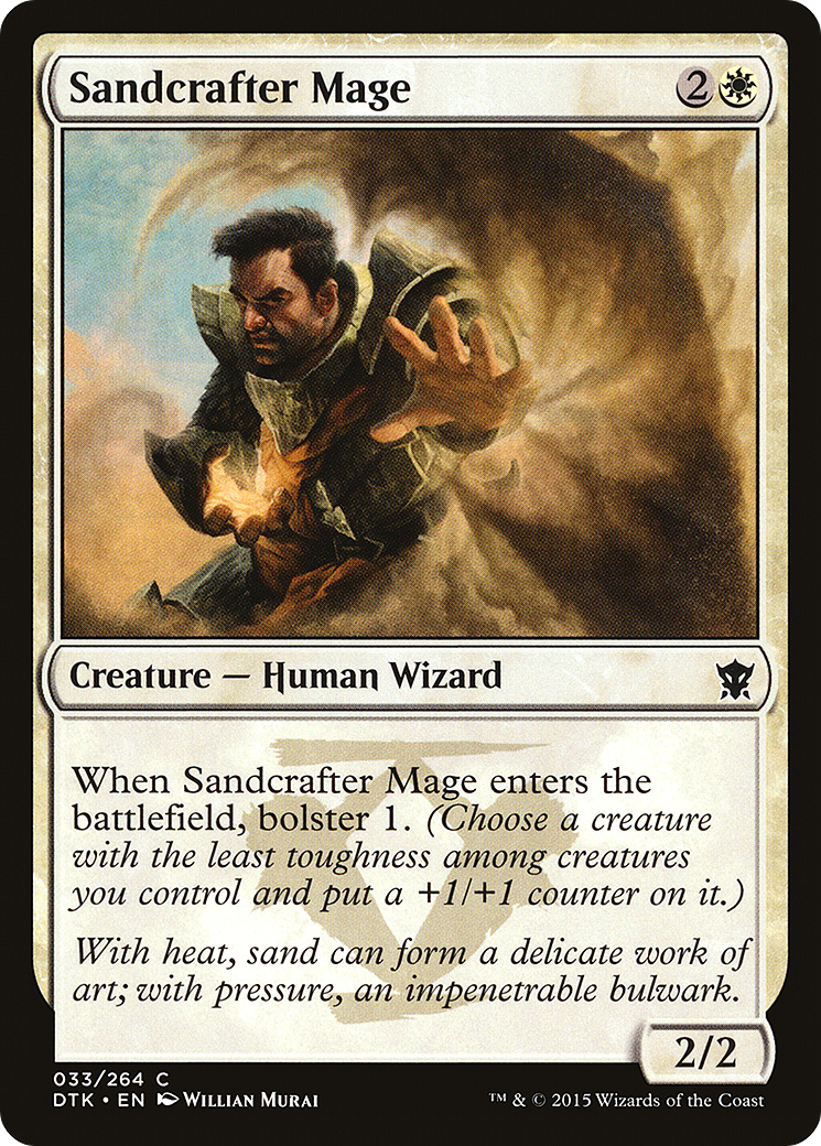 Sandcrafter Mage [Dragons of Tarkir] Foil