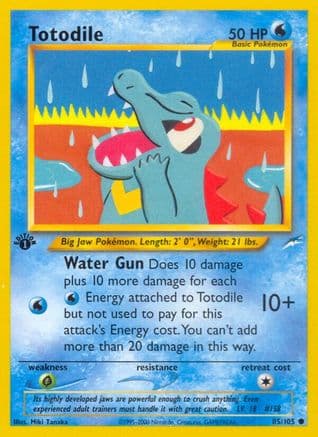 Totodile 085/105 - Neo Destiny 1st Edition