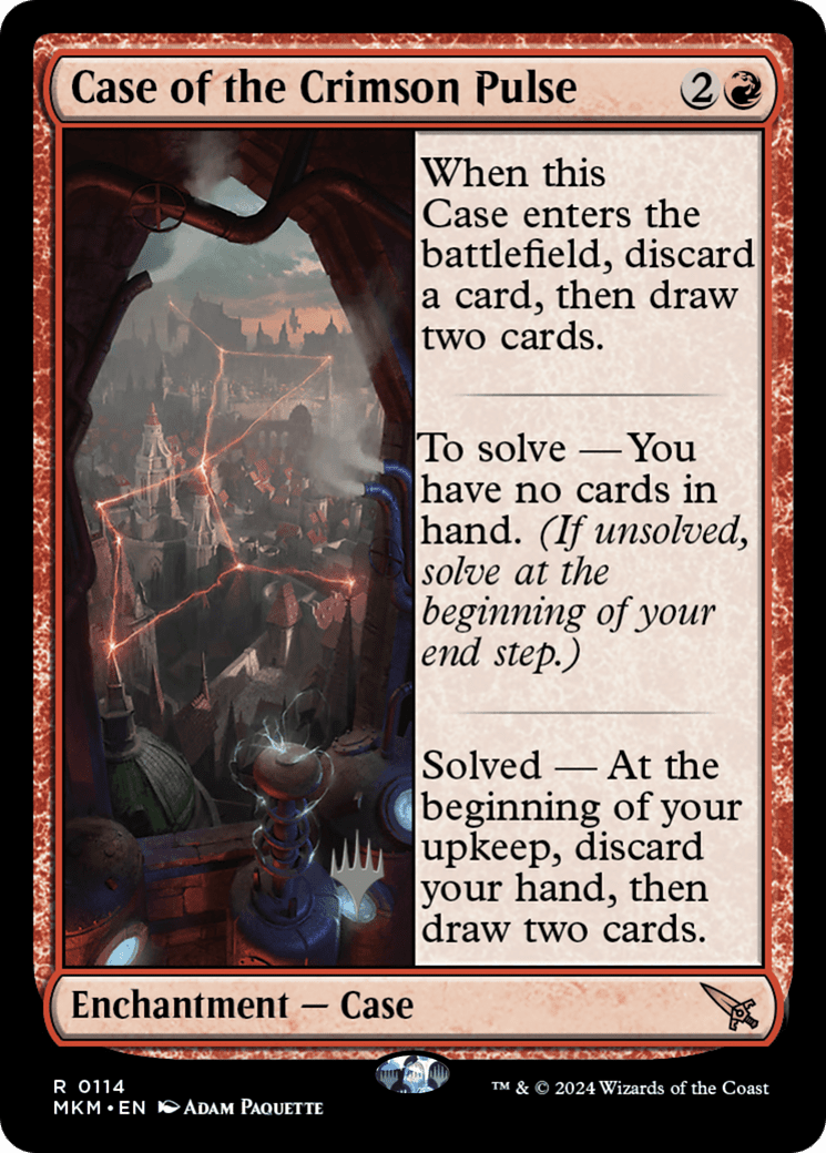 Case of the Crimson Pulse (Promo Pack) [Murders at Karlov Manor Promos] Foil