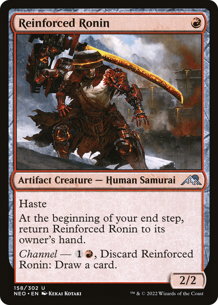 Reinforced Ronin [Kamigawa: Neon Dynasty] Foil
