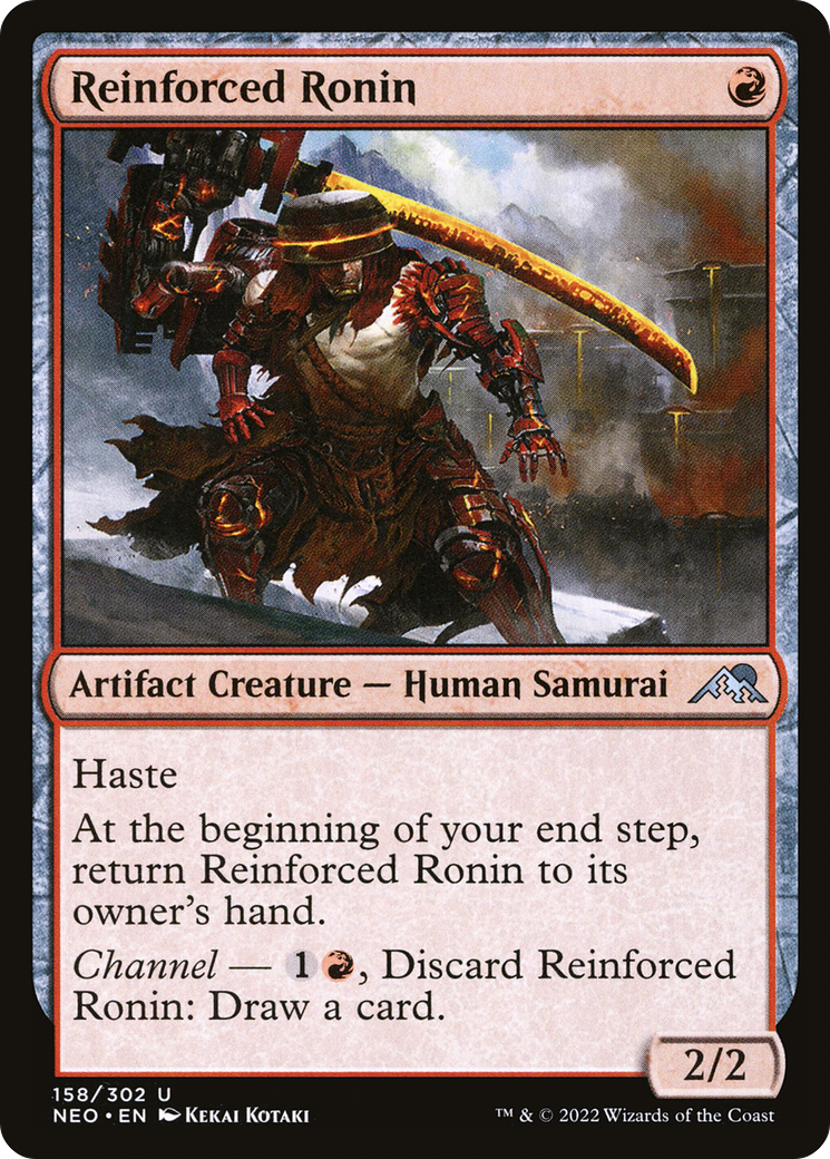 Reinforced Ronin [Kamigawa: Neon Dynasty] Foil