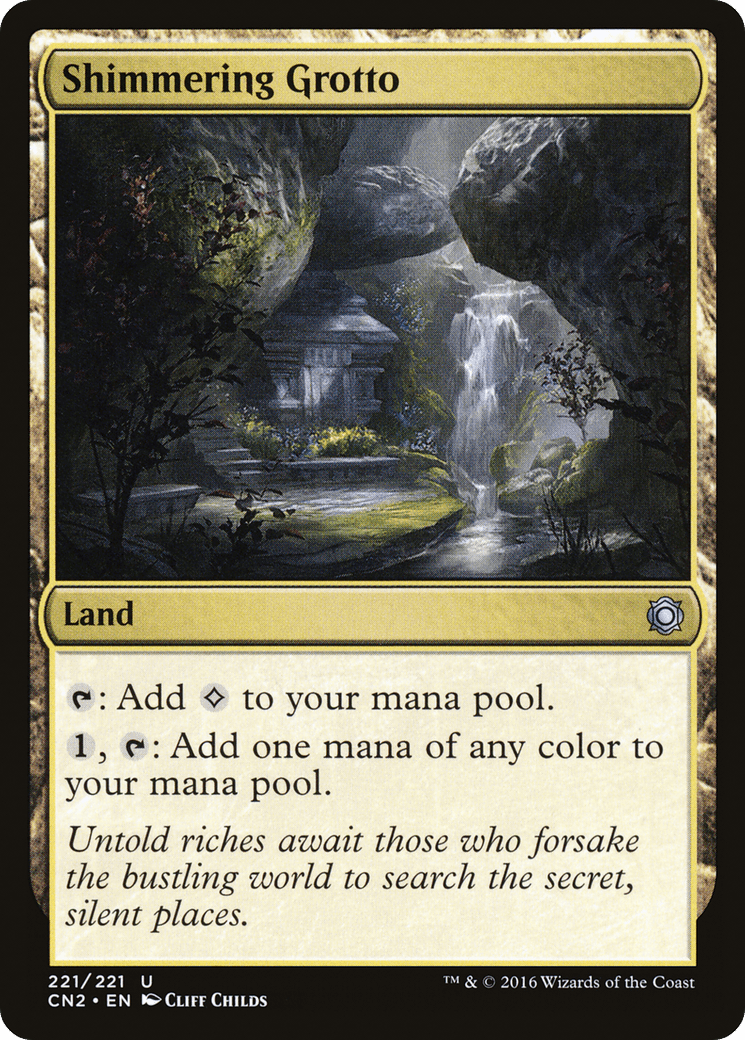 Shimmering Grotto [Conspiracy: Take the Crown] Foil