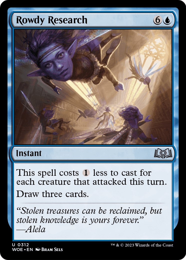 Rowdy Research [Wilds of Eldraine] Foil