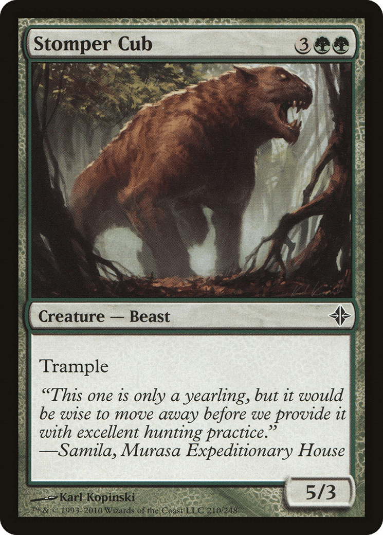 Stomper Cub [Rise of the Eldrazi] Foil