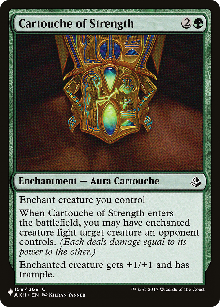 Cartouche of Strength |  (AKH-158) [The List]