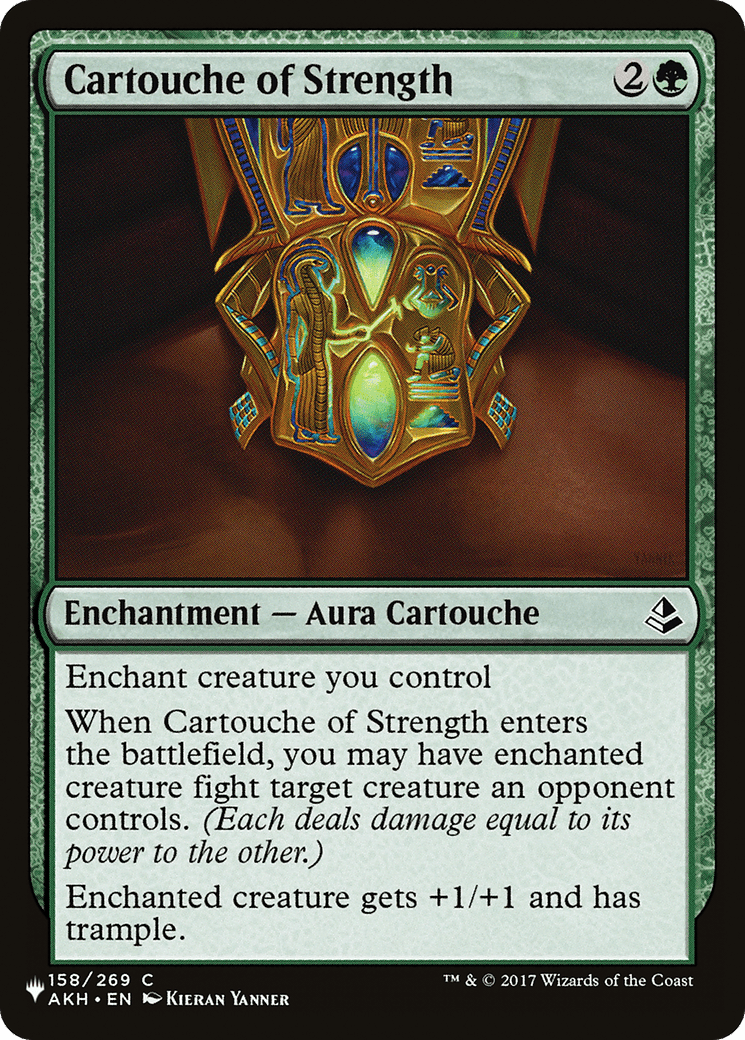Cartouche of Strength |  (AKH-158) [The List]