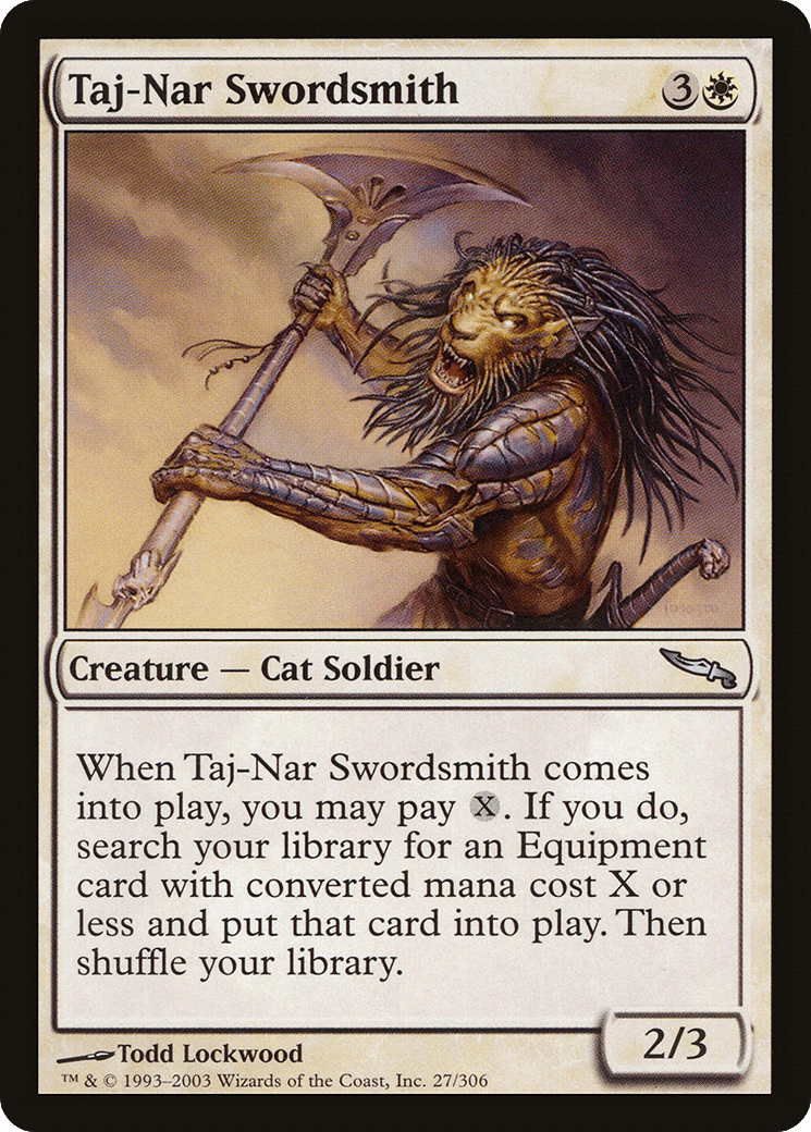Taj-Nar Swordsmith [Mirrodin] Foil