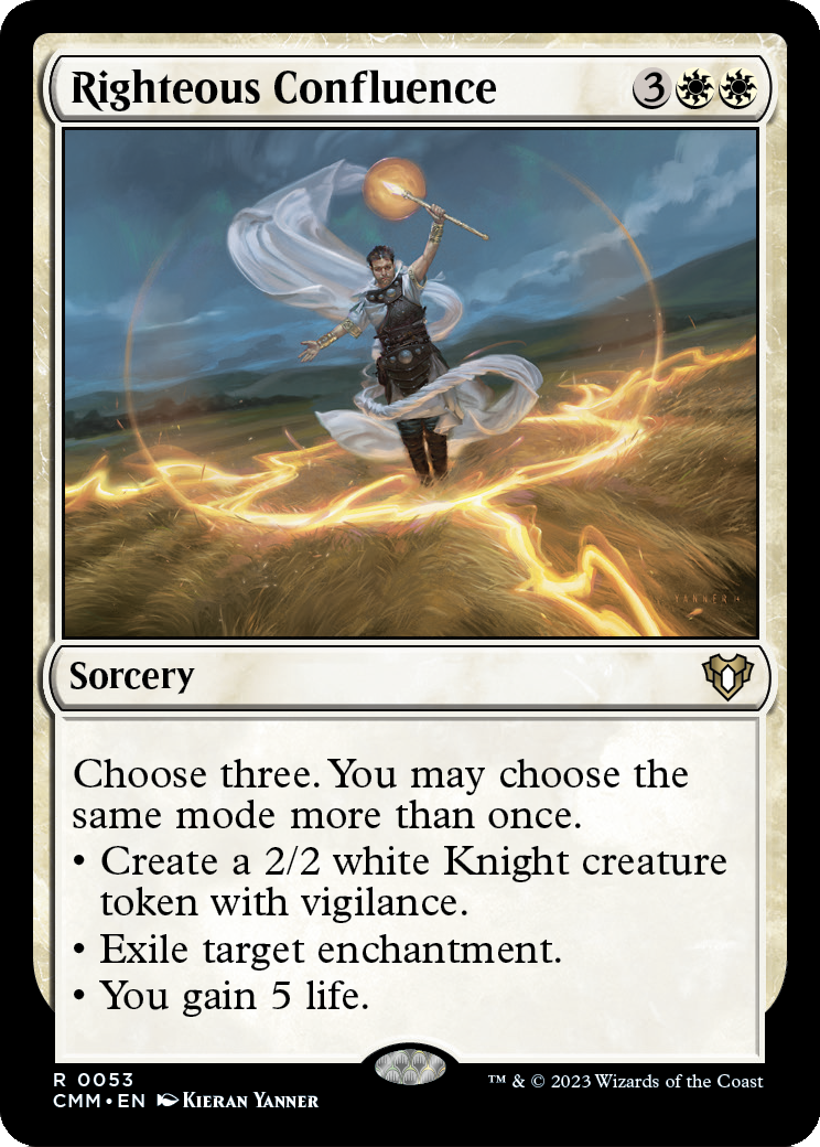 Righteous Confluence [Commander Masters] Foil
