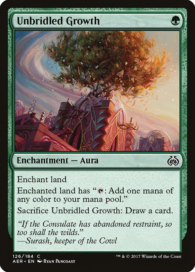 Unbridled Growth 126/184 (Aether Revolt) 