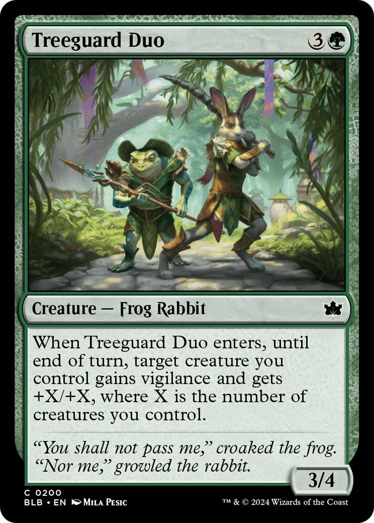 Treeguard Duo [Bloomburrow] Foil