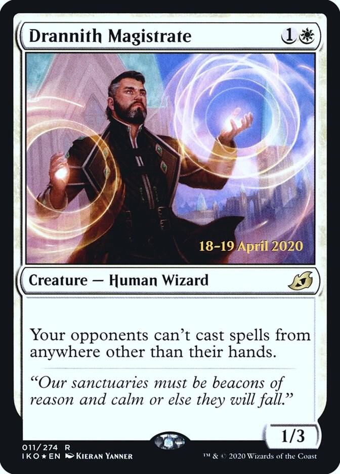 Drannith Magistrate 11s/137 (Prerelease Cards)  - Foil
