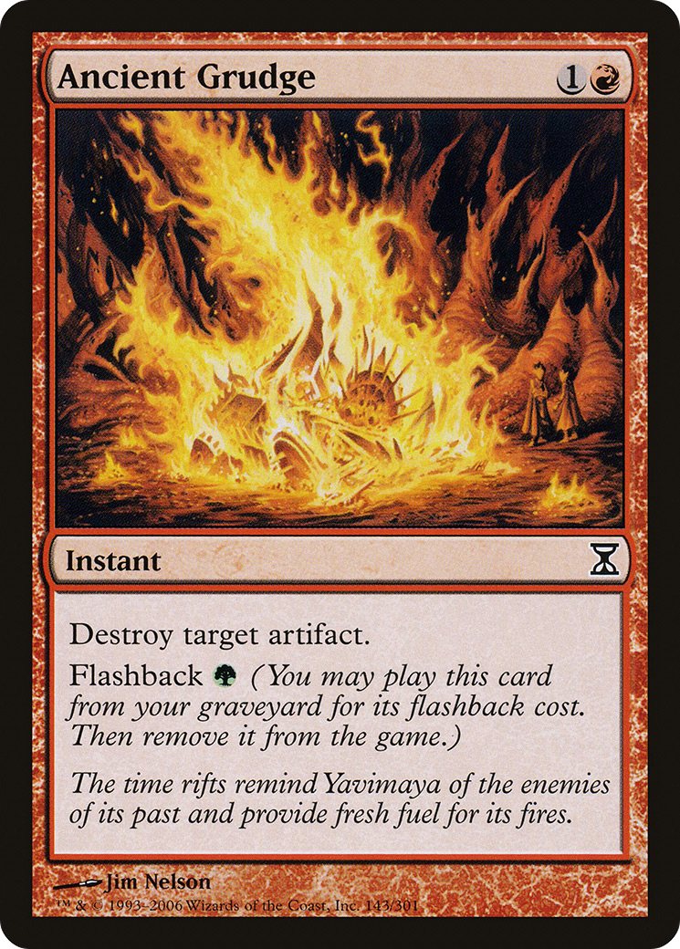 Ancient Grudge [Time Spiral] Foil