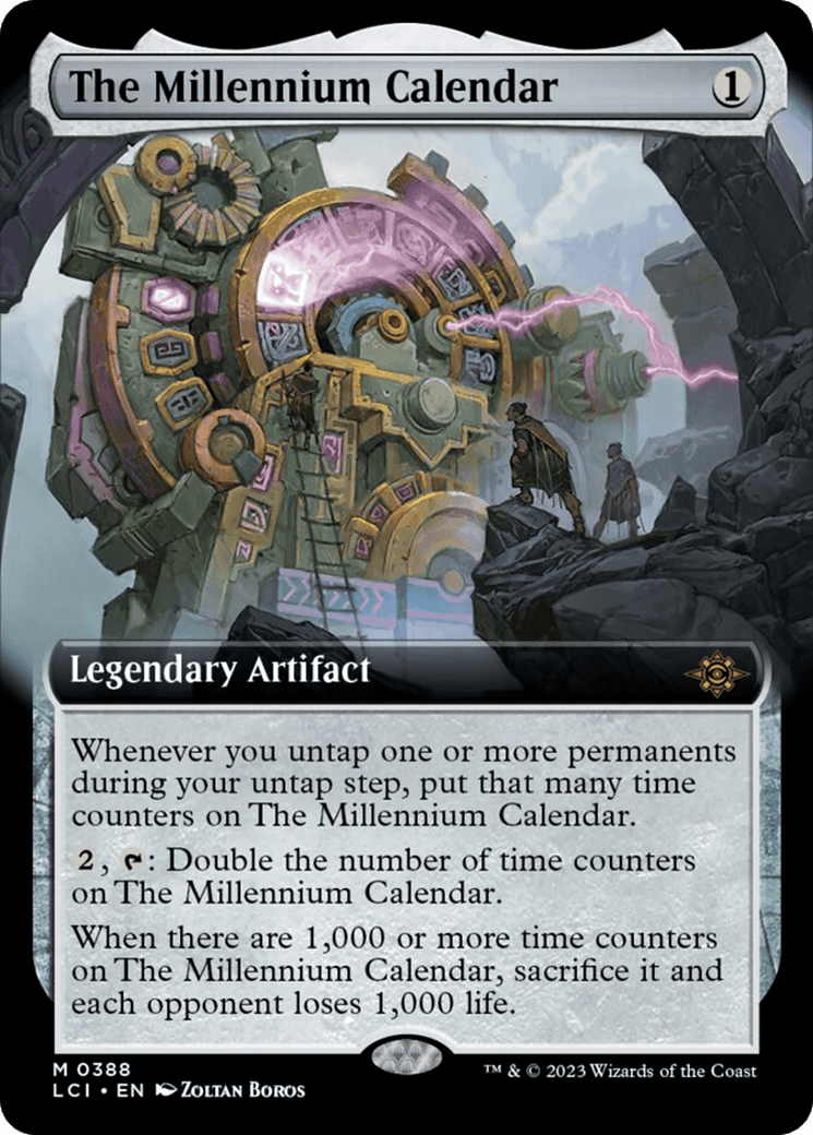 The Millennium Calendar (Extended Art) [The Lost Caverns of Ixalan]