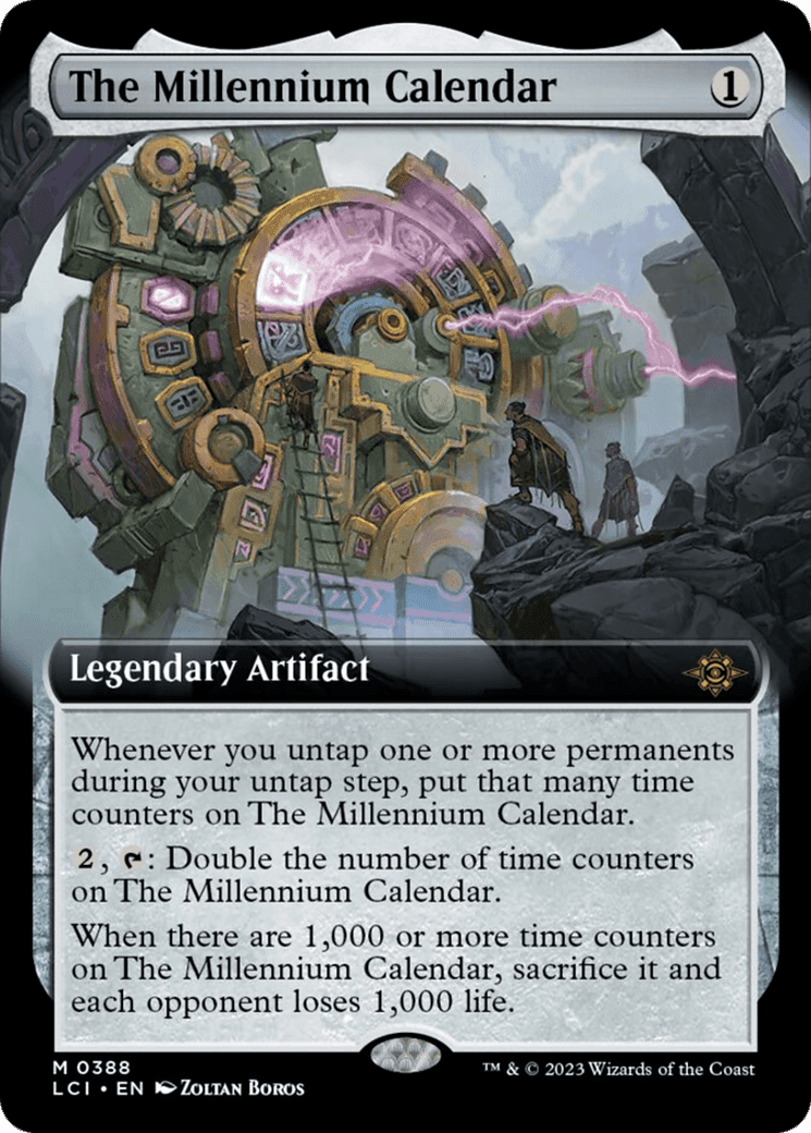 The Millennium Calendar (Extended Art) [The Lost Caverns of Ixalan] Foil