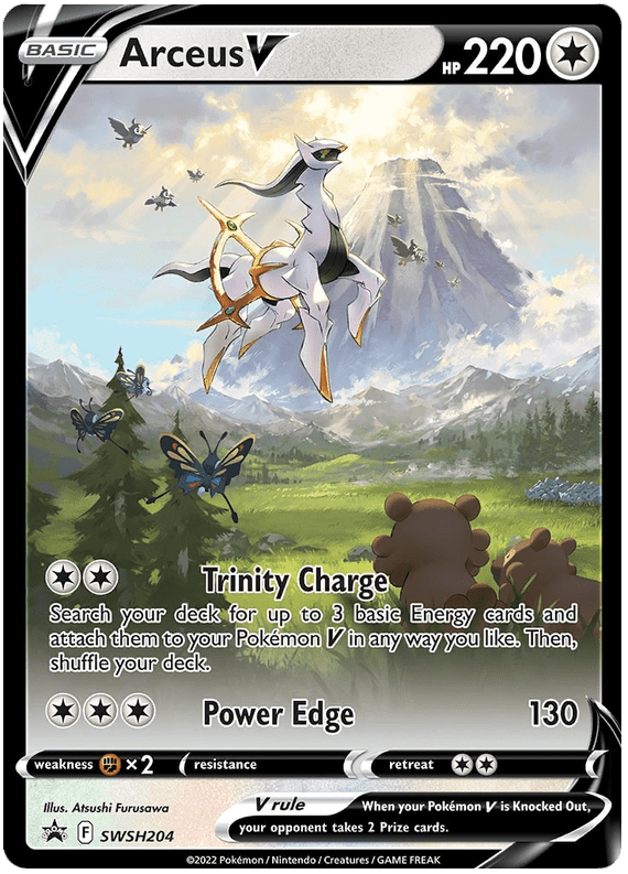 Arceus V SWSH204/307 - SWSH Sword & Shield Promo Cards Holofoil