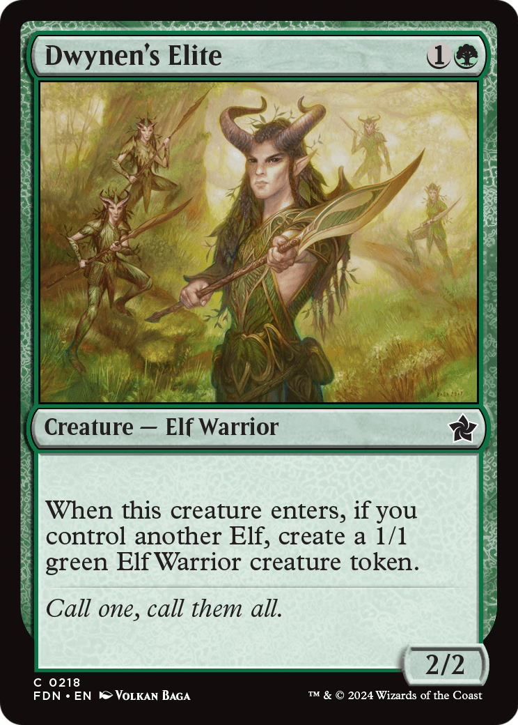Dwynen's Elite (FDN-218) - Foundations Foil