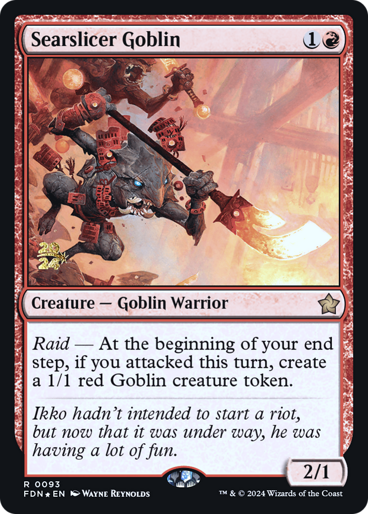 Searslicer Goblin (-093) - Prerelease Cards