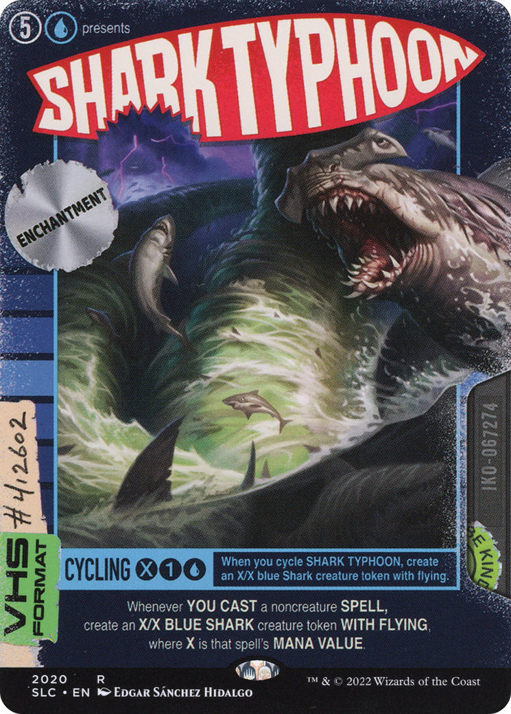 Shark Typhoon (Borderless Alternate Art) [Secret Lair 30th Anniversary Countdown Kit] Foil