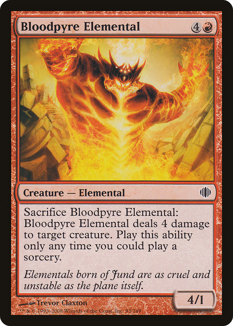 Bloodpyre Elemental [Shards of Alara] Foil