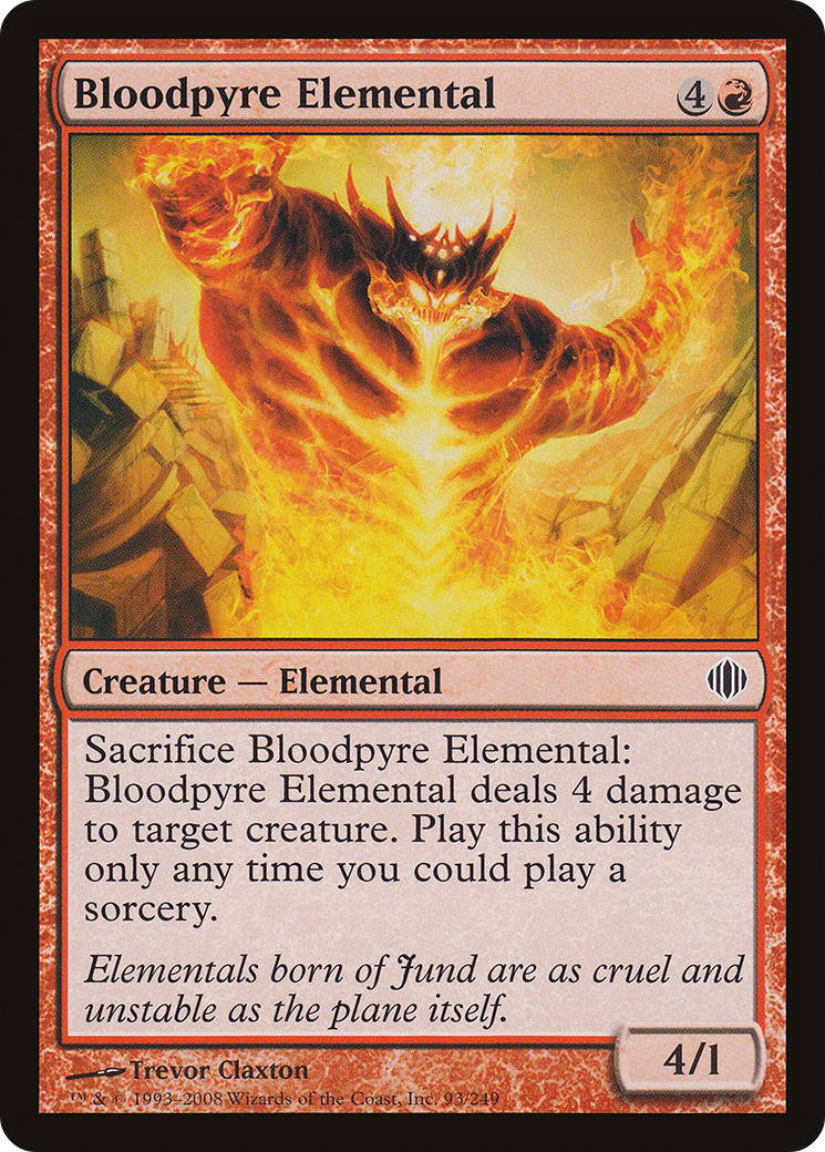 Bloodpyre Elemental [Shards of Alara] Foil