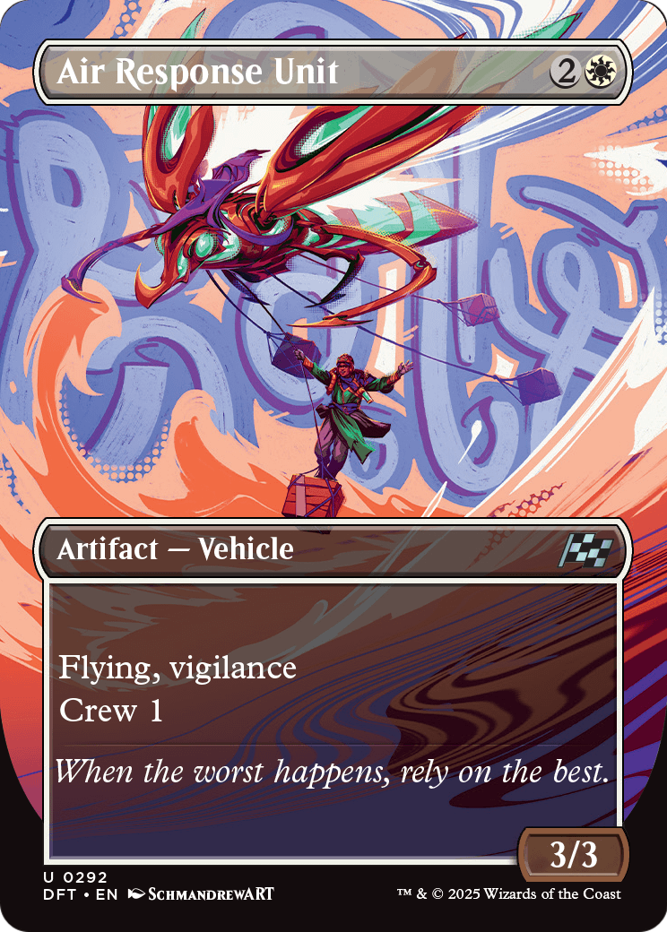Air Response Unit (Borderless) |  Foil (292) [Aetherdrift]
