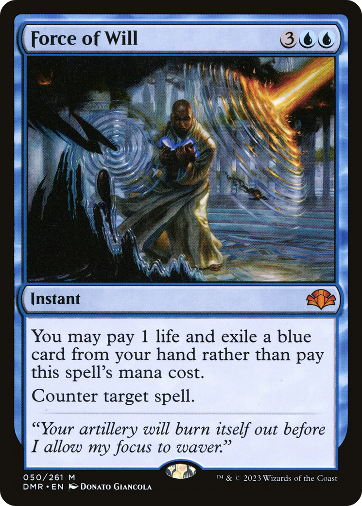 Force of Will [Dominaria Remastered] Foil