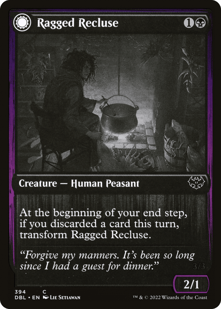 Ragged Recluse // Odious Witch [Innistrad: Double Feature]