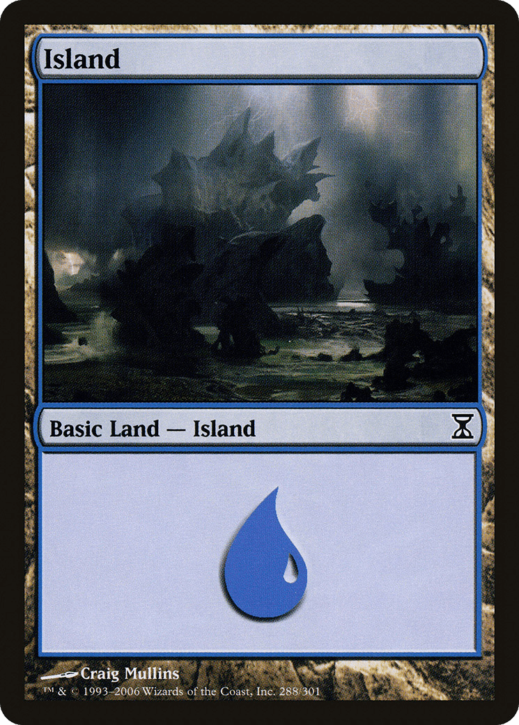Island (288) [Time Spiral] Foil