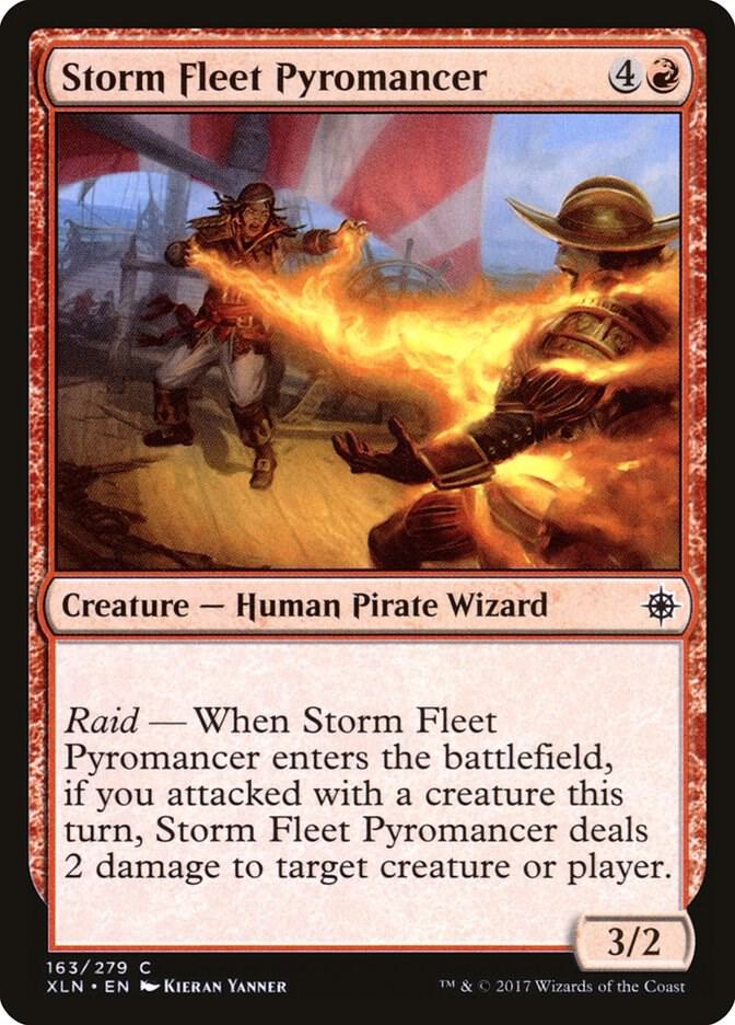 Storm Fleet Pyromancer 163/279 (Ixalan)  - Foil