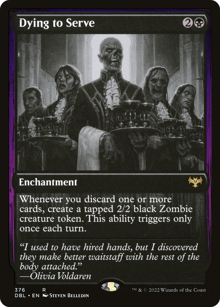 Dying to Serve [Innistrad: Double Feature] Foil