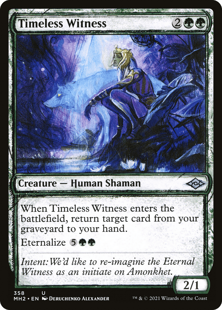 Timeless Witness (Sketch) [Modern Horizons 2] Foil