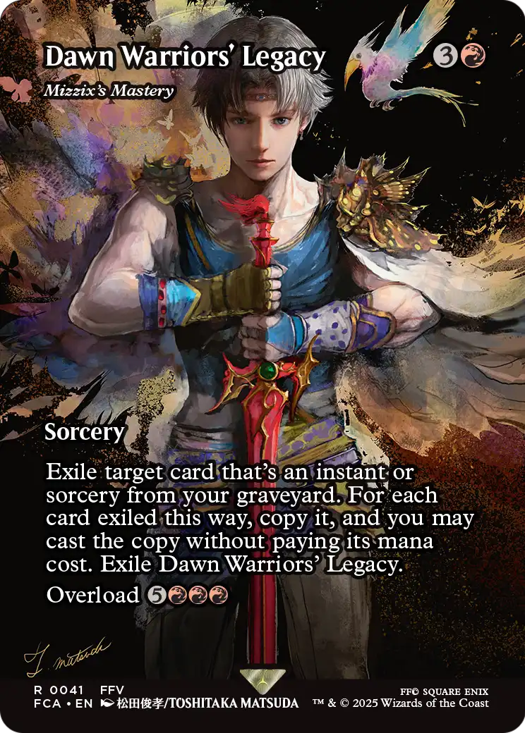 Dawn Warriors' Legacy - Mizzix's Mastery (Showcase) (041) [FINAL FANTASY: Through the Ages]  Foil