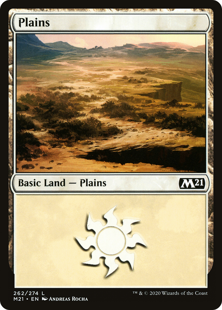 Plains (262) [Core Set 2021] Foil