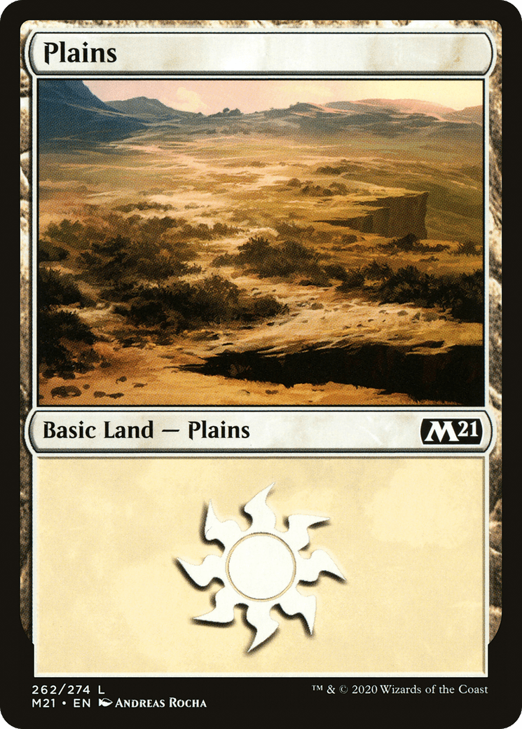 Plains (262) [Core Set 2021] Foil