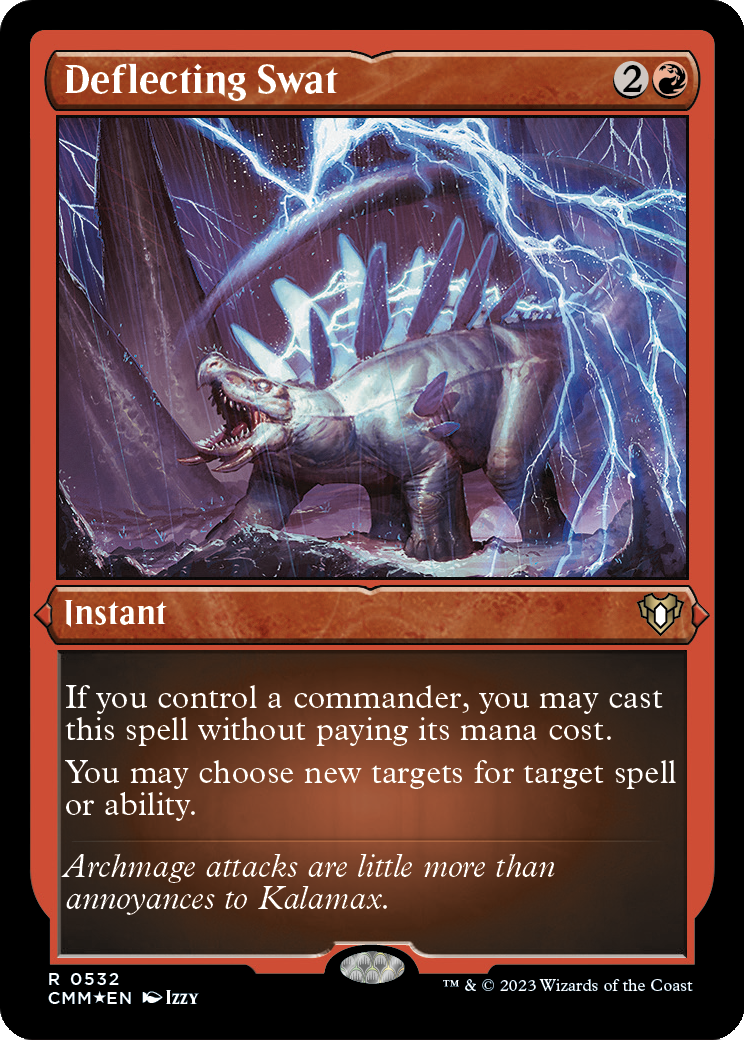 Deflecting Swat (CMM-532) - Commander Masters Etched Foil