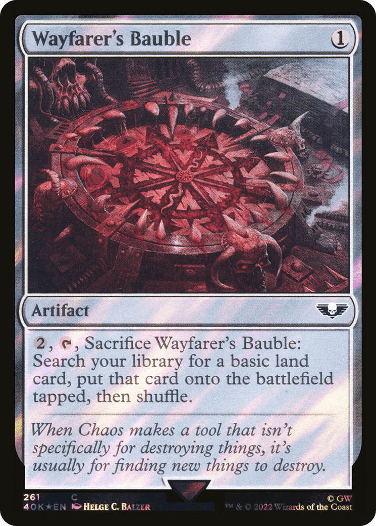 Wayfarer's Bauble (261) (Surge Foil) [Warhammer 40,000]