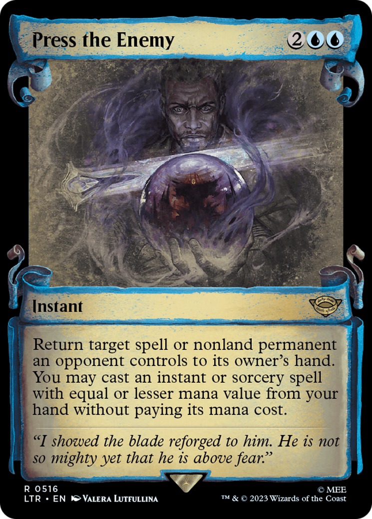 Press the Enemy [The Lord of the Rings: Tales of Middle-Earth Showcase Scrolls] Foil