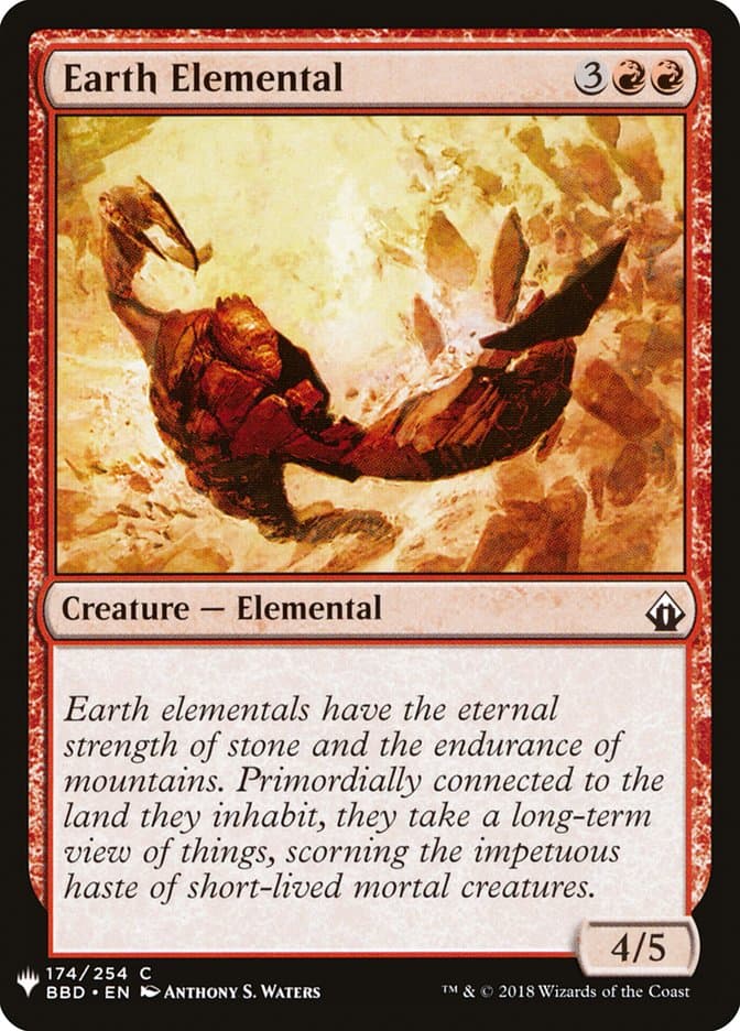Earth Elemental |  (BBD-174) [The List]