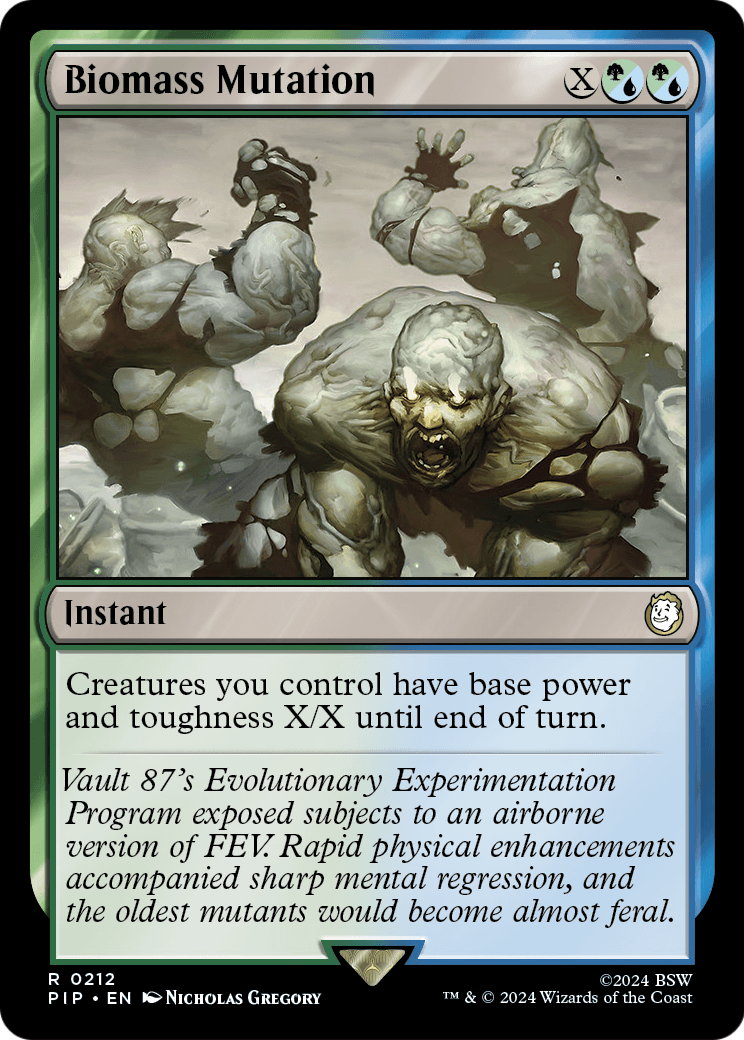 Biomass Mutation [Fallout] Foil