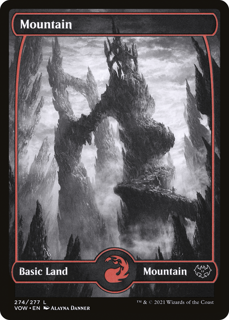 Mountain (VOW-274) - Innistrad: Crimson Vow: (Showcase) Foil
