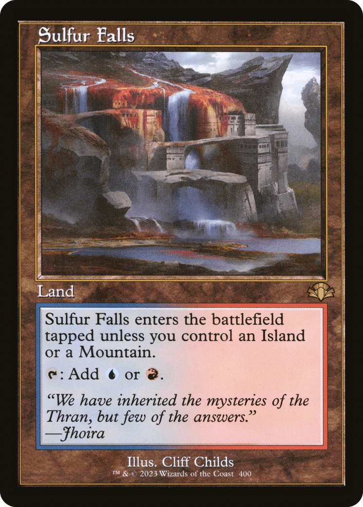 Sulfur Falls (Retro) [Dominaria Remastered] Foil
