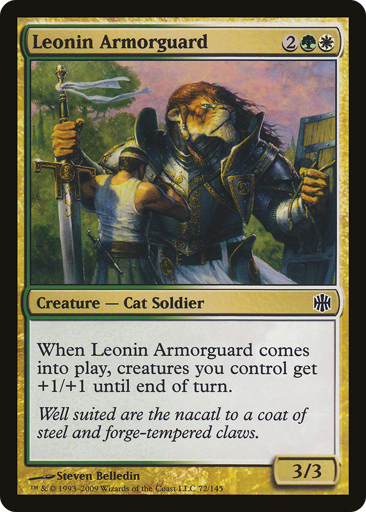 Leonin Armorguard [Alara Reborn] Foil