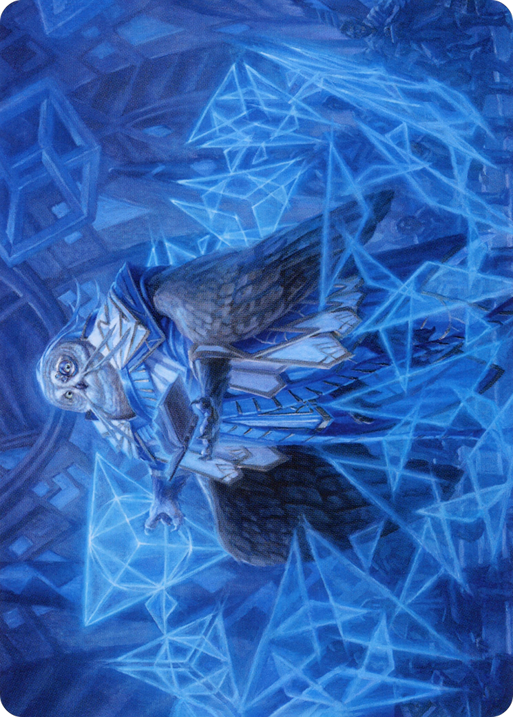 Imbraham, Dean of Theory // Imbraham, Dean of Theory (ASTX-052) - Strixhaven Art Series (Borderless) Foil
