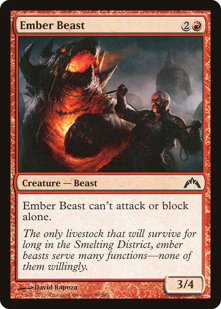 Ember Beast [Gatecrash] Foil