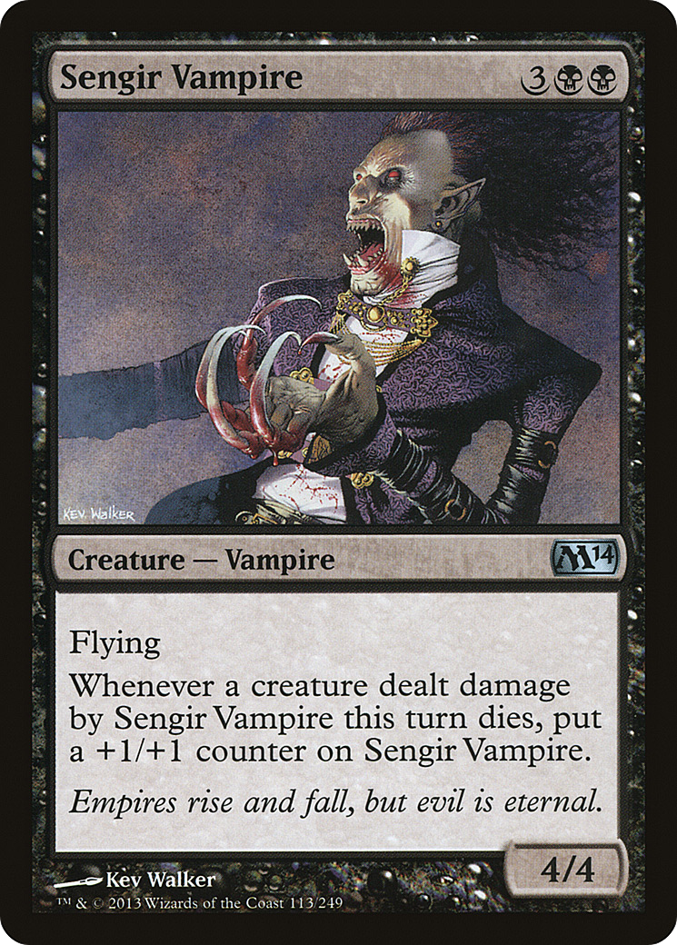 Sengir Vampire [Magic 2014] Foil