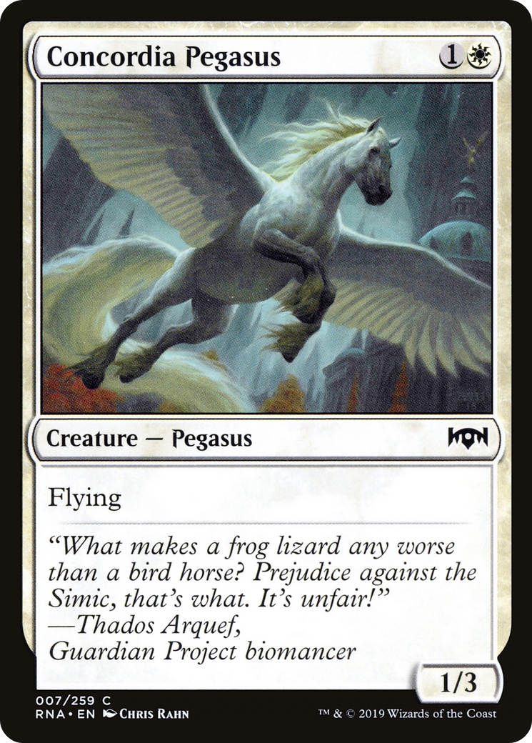 Concordia Pegasus [Ravnica Allegiance] Foil