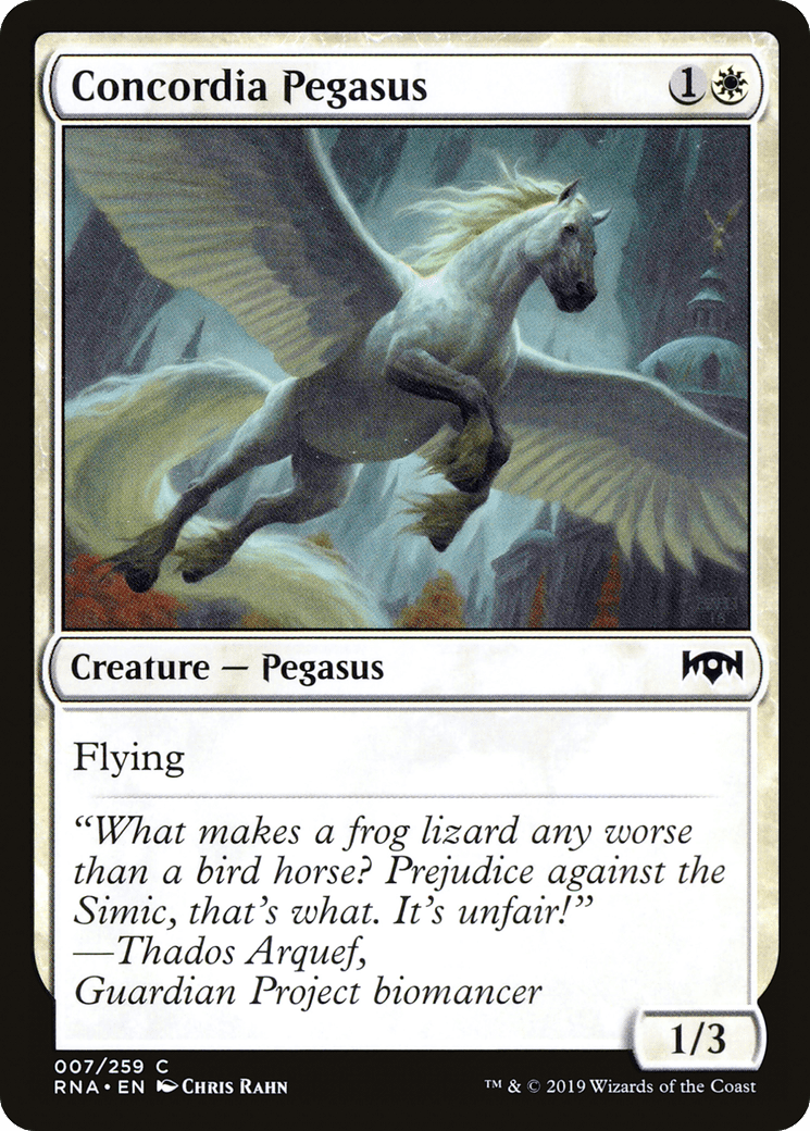 Concordia Pegasus [Ravnica Allegiance] Foil