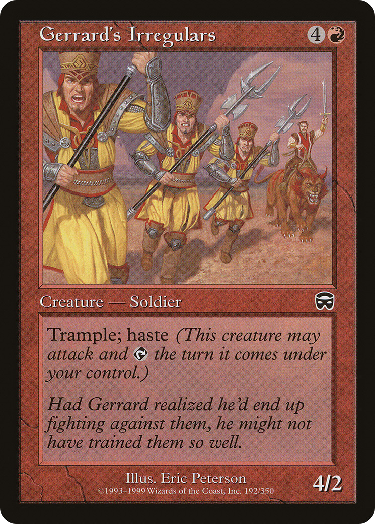 Gerrard's Irregulars [Mercadian Masques] Foil