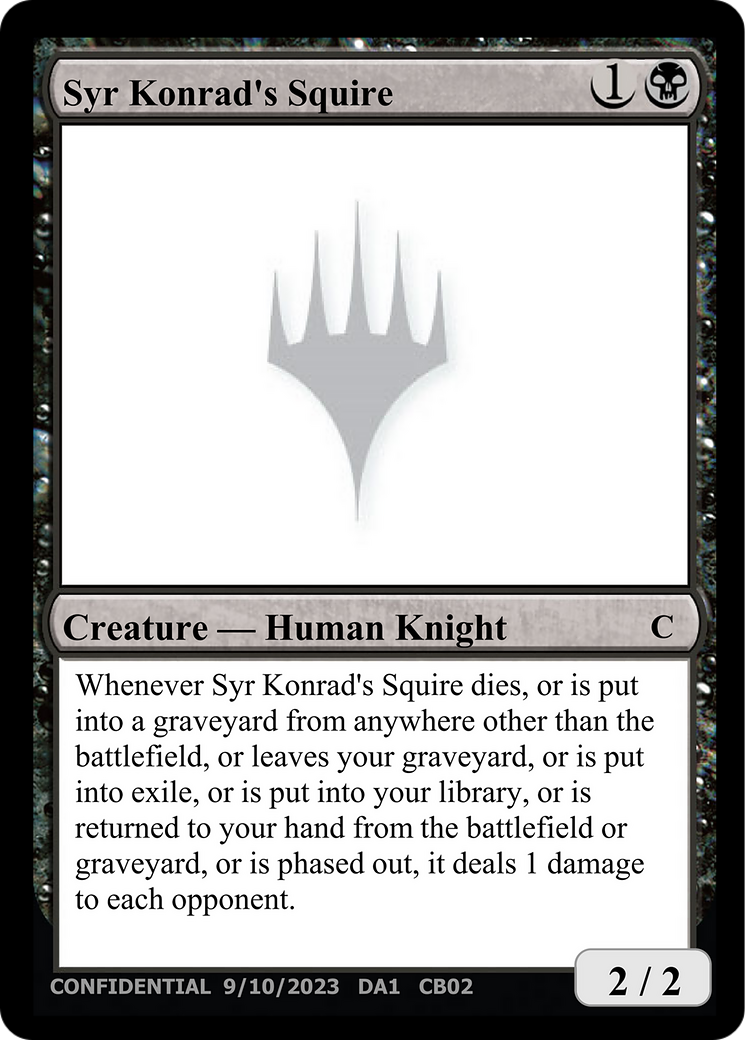 Syr Konrad's Squire (DA1-CB02B) - Unknown Event