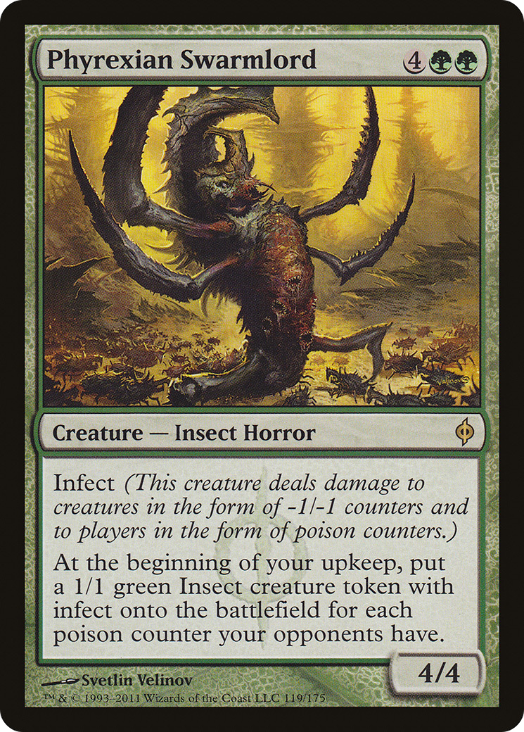 Phyrexian Swarmlord [New Phyrexia] Foil